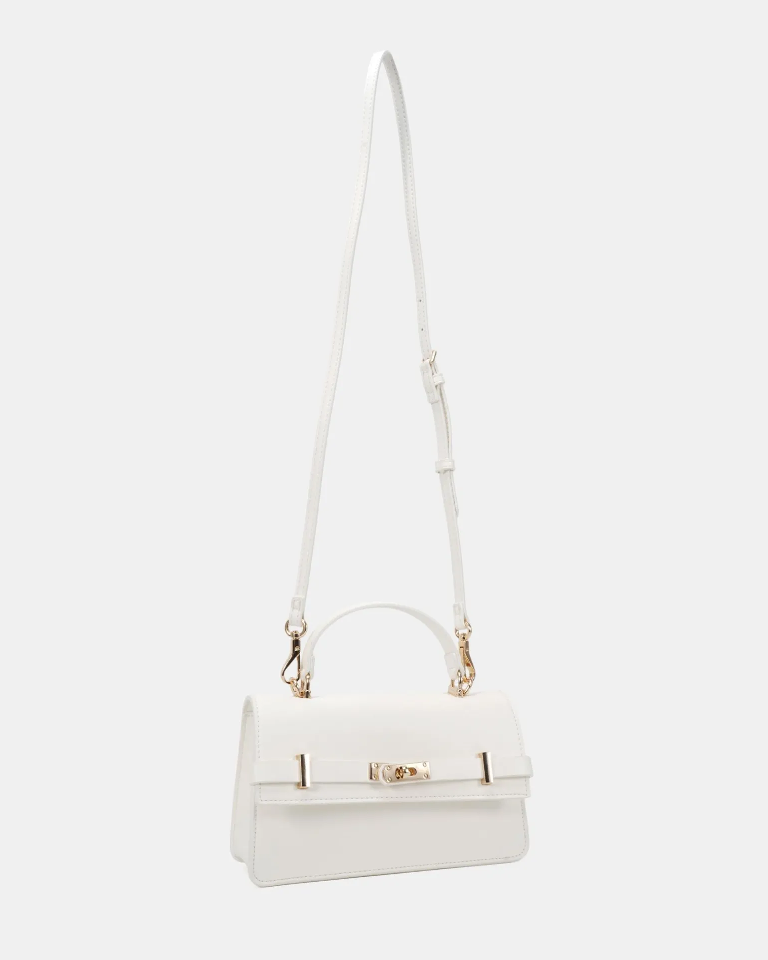 ACHILLES WHITE TOP HANDLE BAG