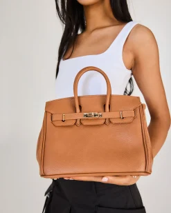 ADORA TAN TOP HANDLE BAG