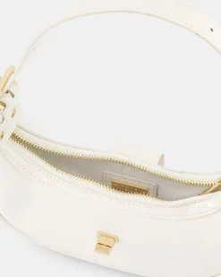 AERYS White Patent SHOULDER BAG