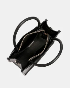 AFTON BLACK TOP HANDLE BAG