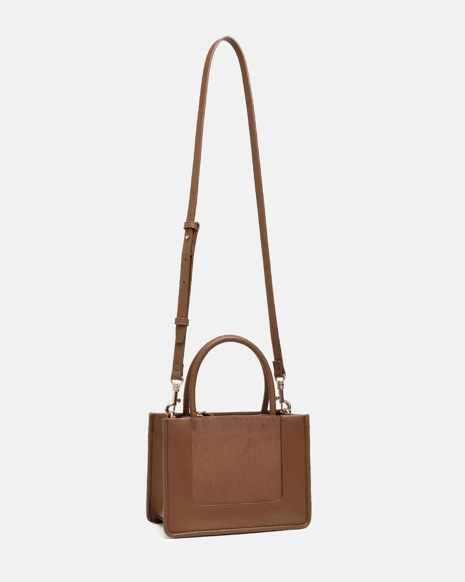 AFTON MOCHA TOP HANDLE BAG