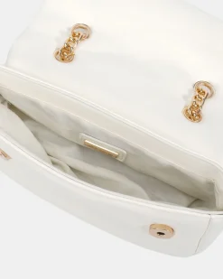 AKIRO WHITE SHOULDER BAG