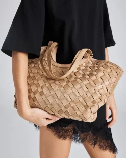 ALADIN BISCOFF SUEDE SHOULDER BAG