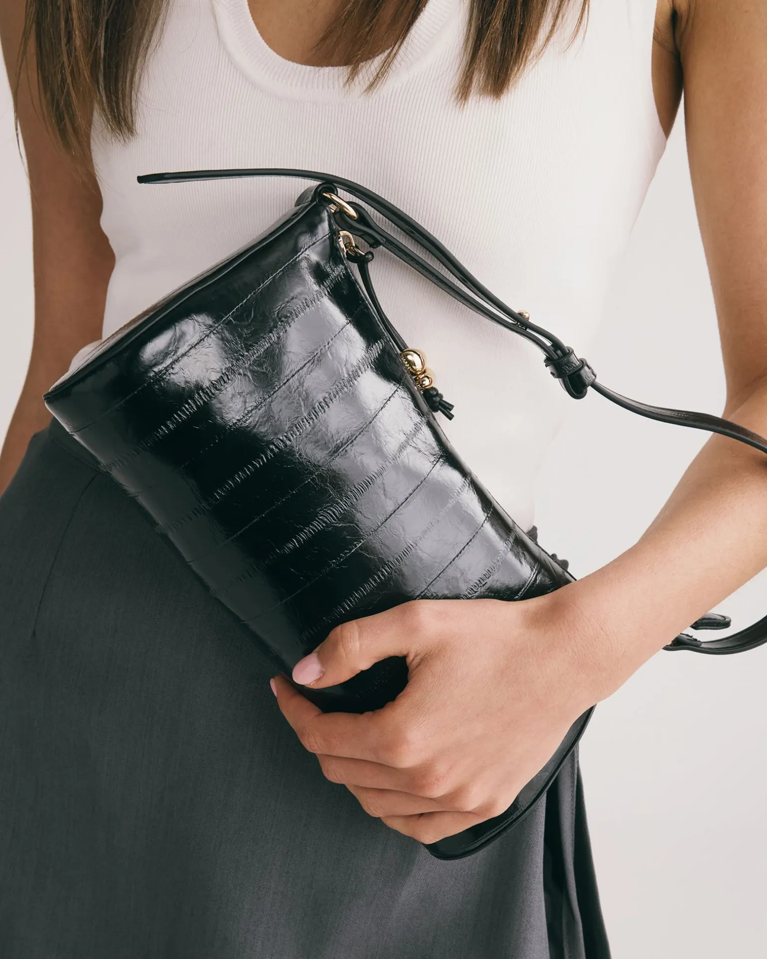 ALCOTT BLACK SHOULDER BAG