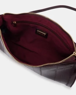 ALCOTT BURGUNDY SHOULDER BAG