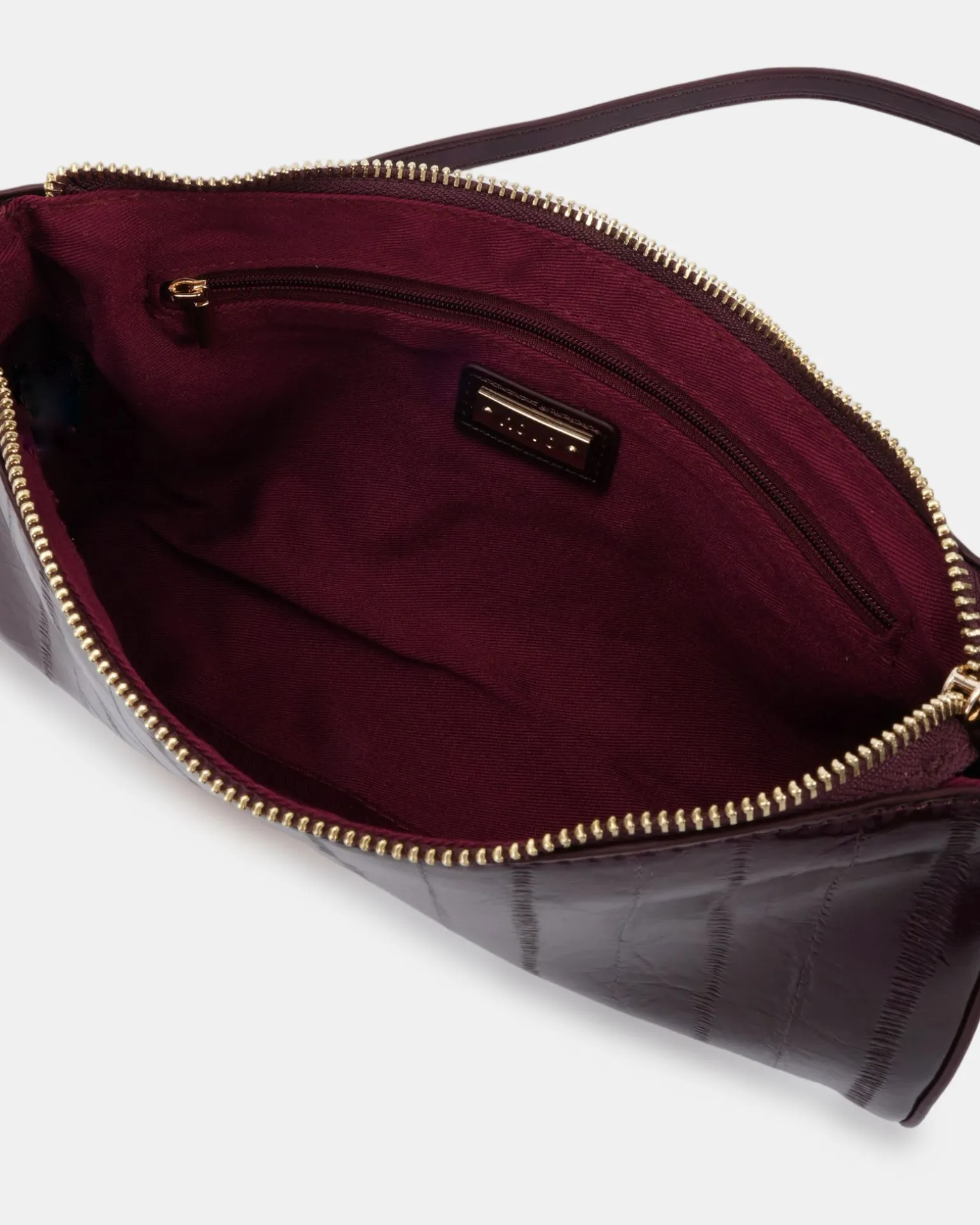 ALCOTT BURGUNDY SHOULDER BAG