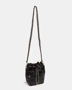 ALESSIO BLACK Cross Body Bags