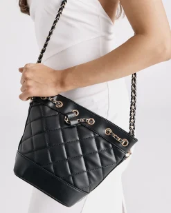 ALESSIO BLACK Cross Body Bags