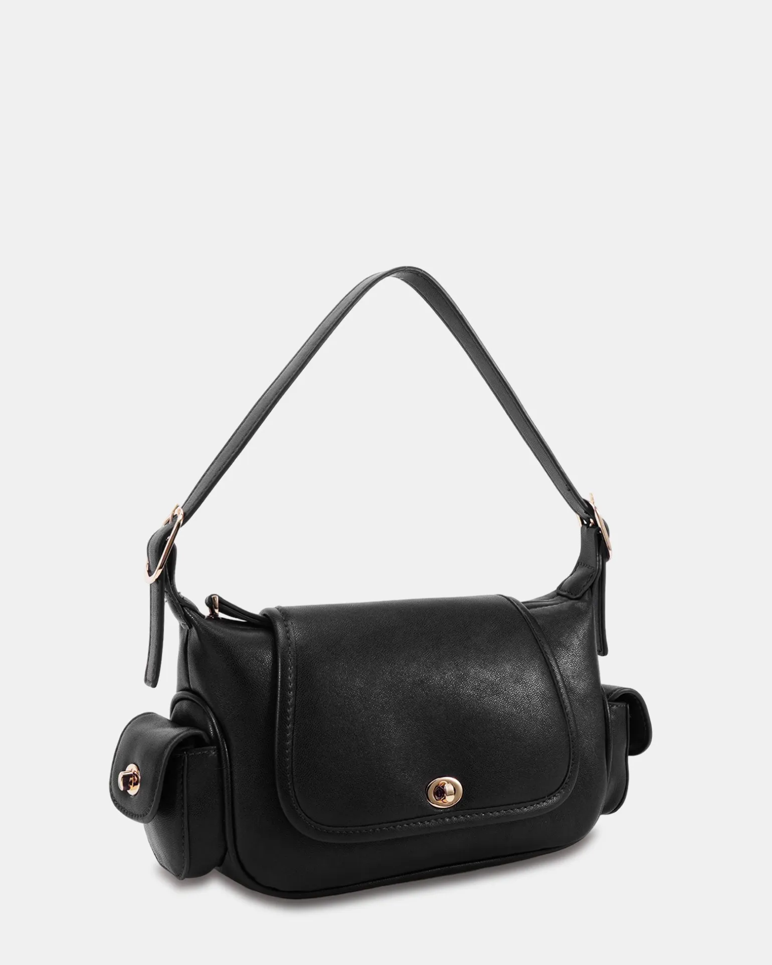 ALFA BLACK SHOULDER BAG