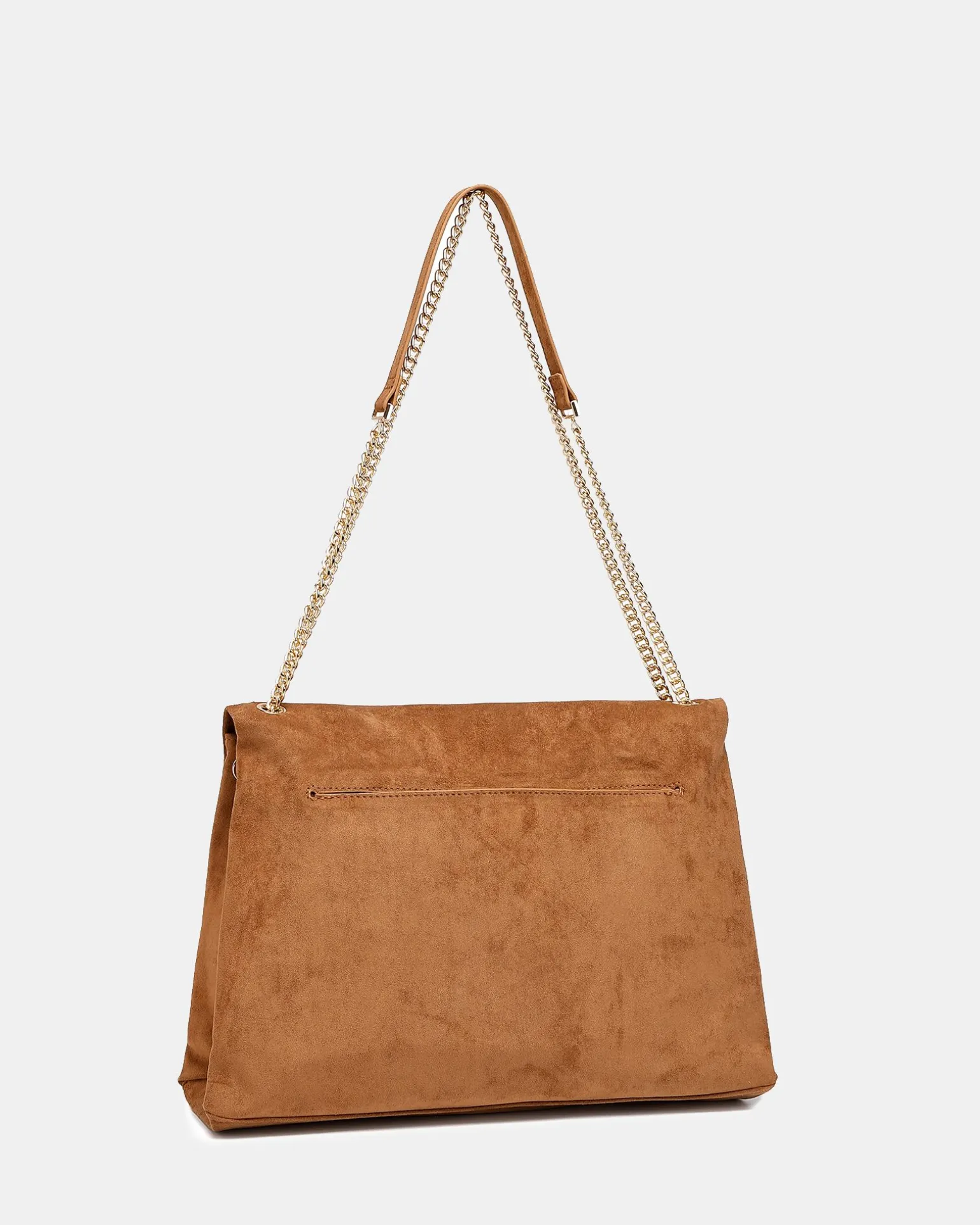 ALONSO Caramel Suede SHOULDER BAG
