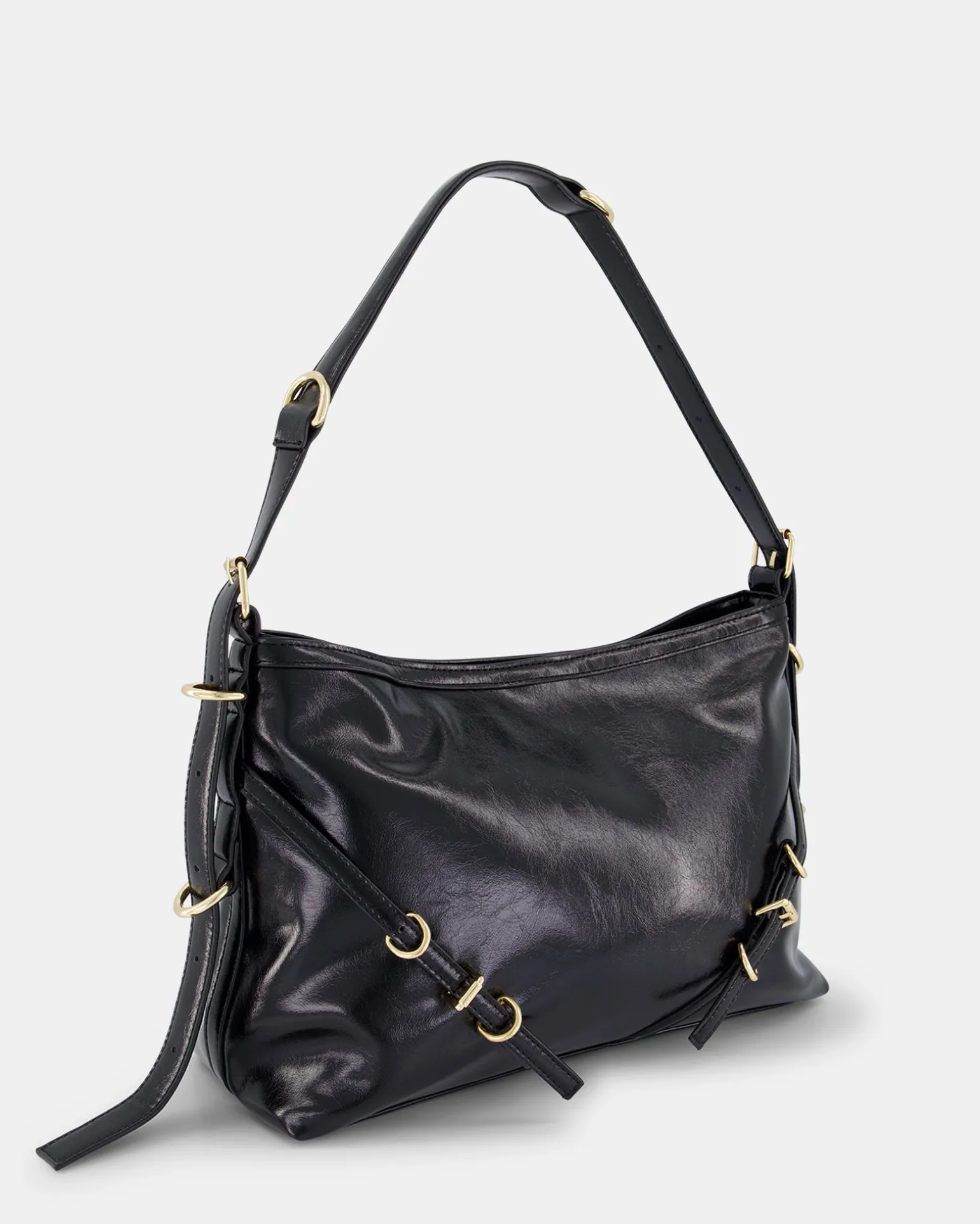 ALVINA BLACK SHOULDER BAG