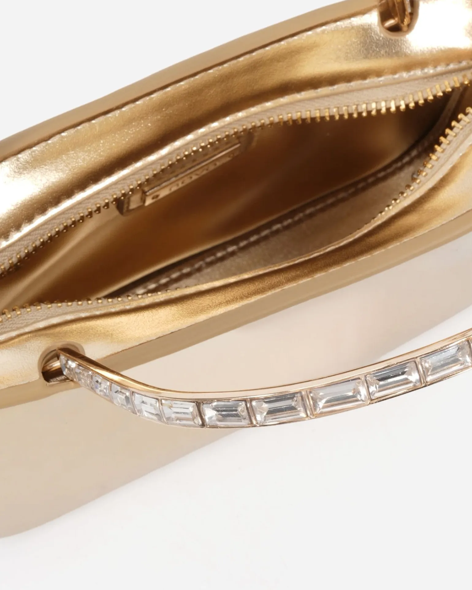 ANISTON GOLD TOP HANDLE BAG