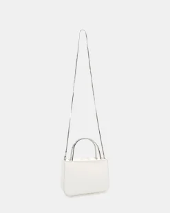 ANISTON WHITE TOP HANDLE BAG