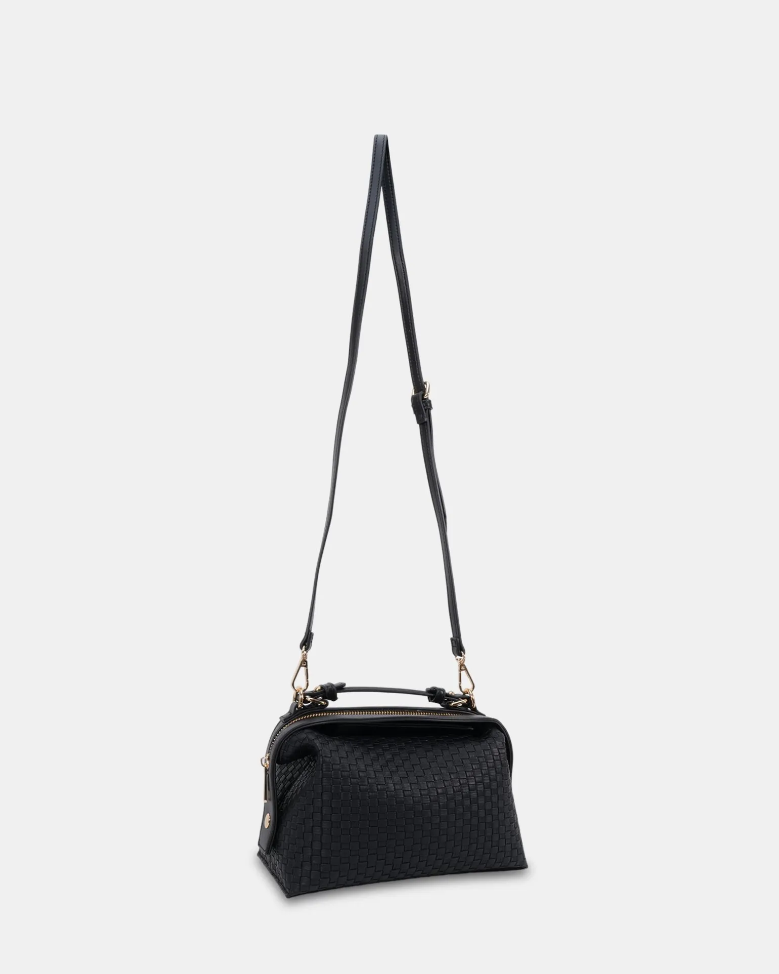 ANNETTE BLACK TOP HANDLE BAG