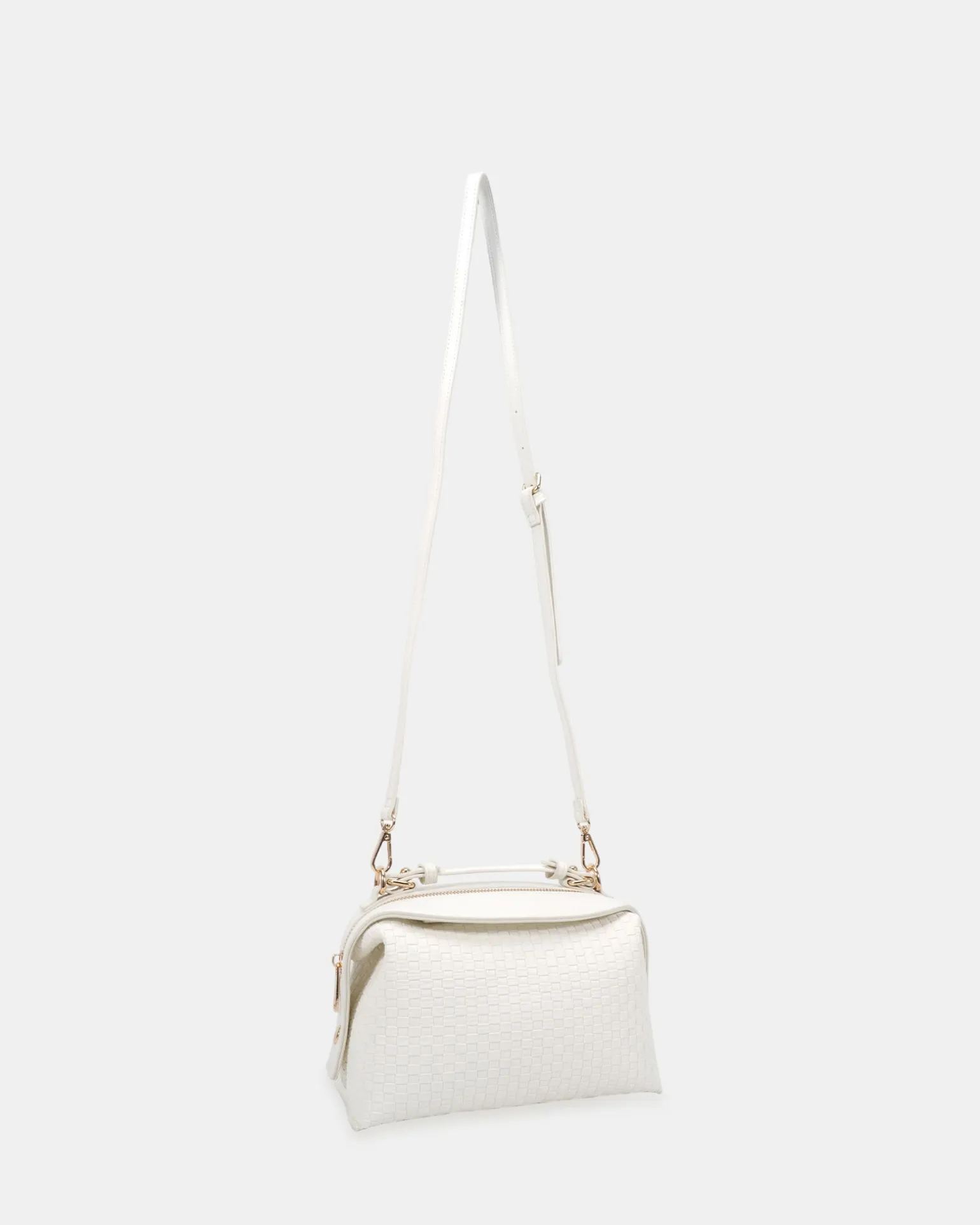 ANNETTE WHITE TOP HANDLE BAG