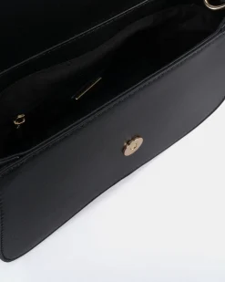 ARTSY BLACK TOP HANDLE BAG