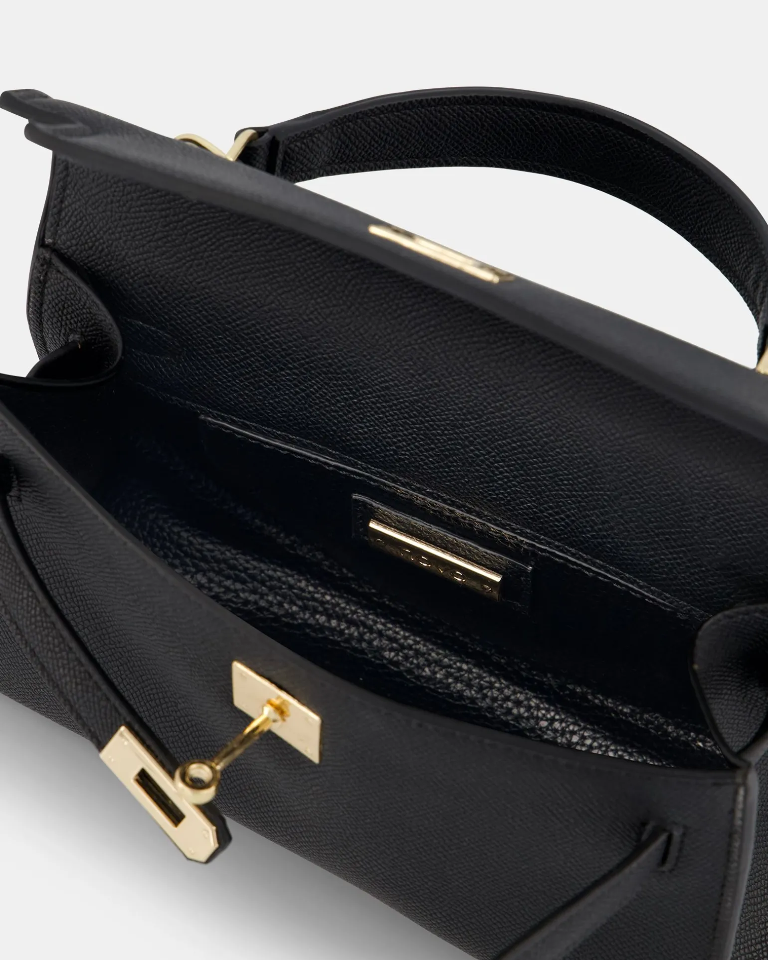 ARYTON BLACK TOP HANDLE BAG