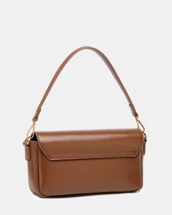 ASHLEIGH MILK CHOCOLATE SHOULDER BAG