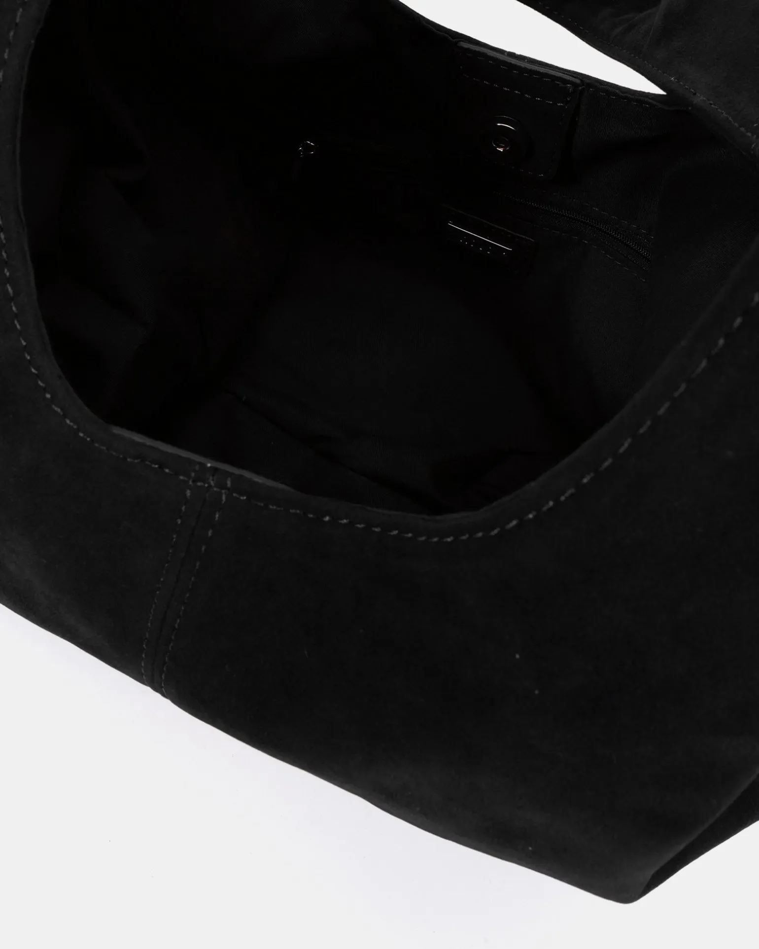ASTRIX Black Suede Tote Bag
