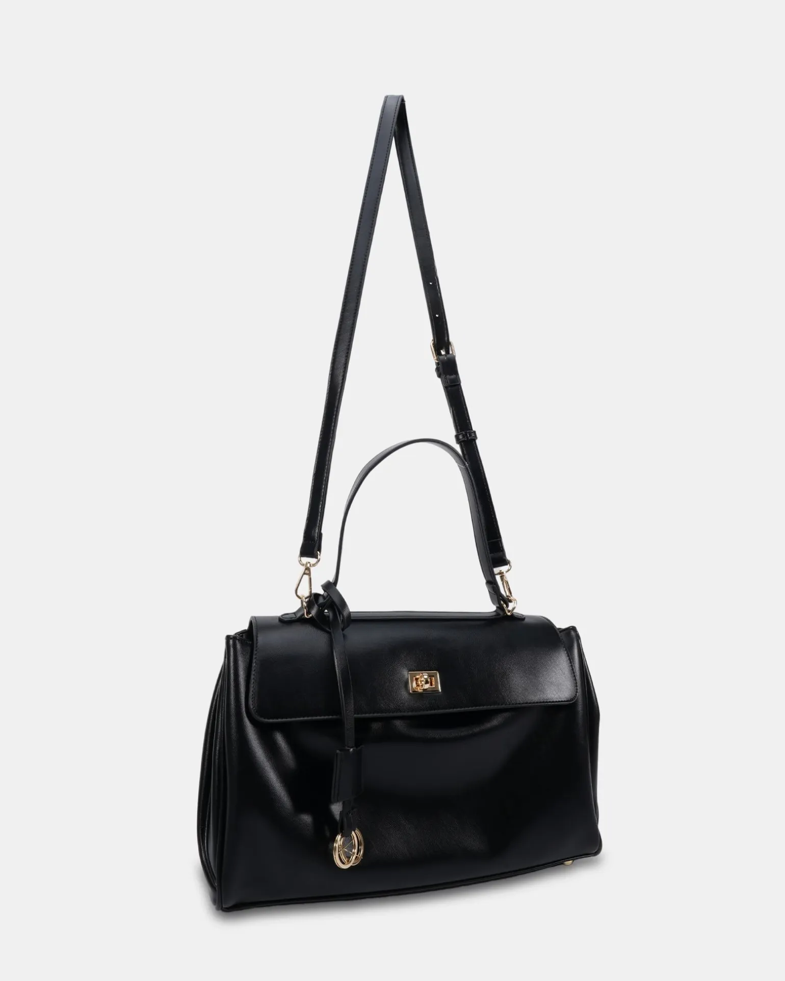 AUGUSTUS BLACK TOP HANDLE BAG