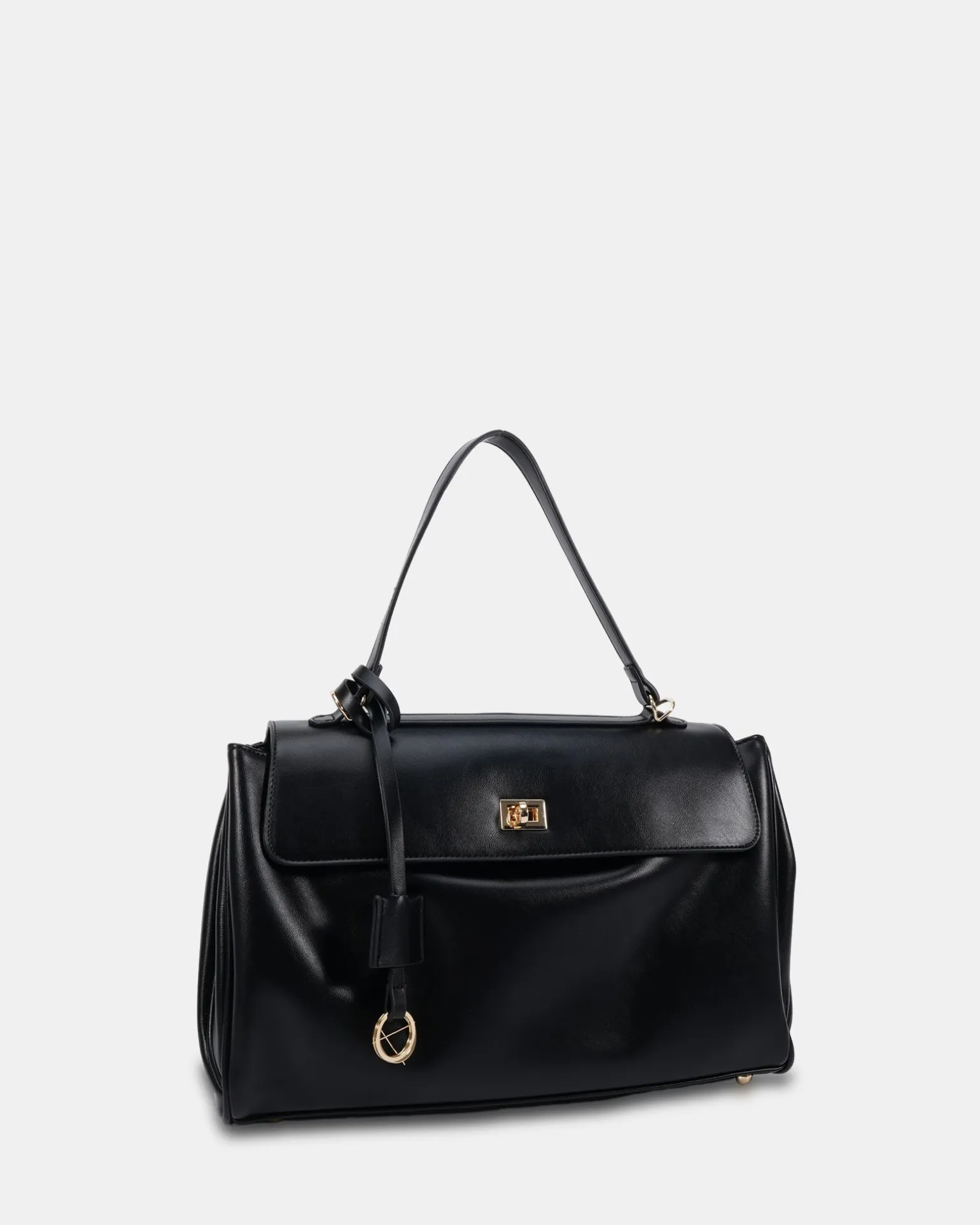 AUGUSTUS BLACK TOP HANDLE BAG