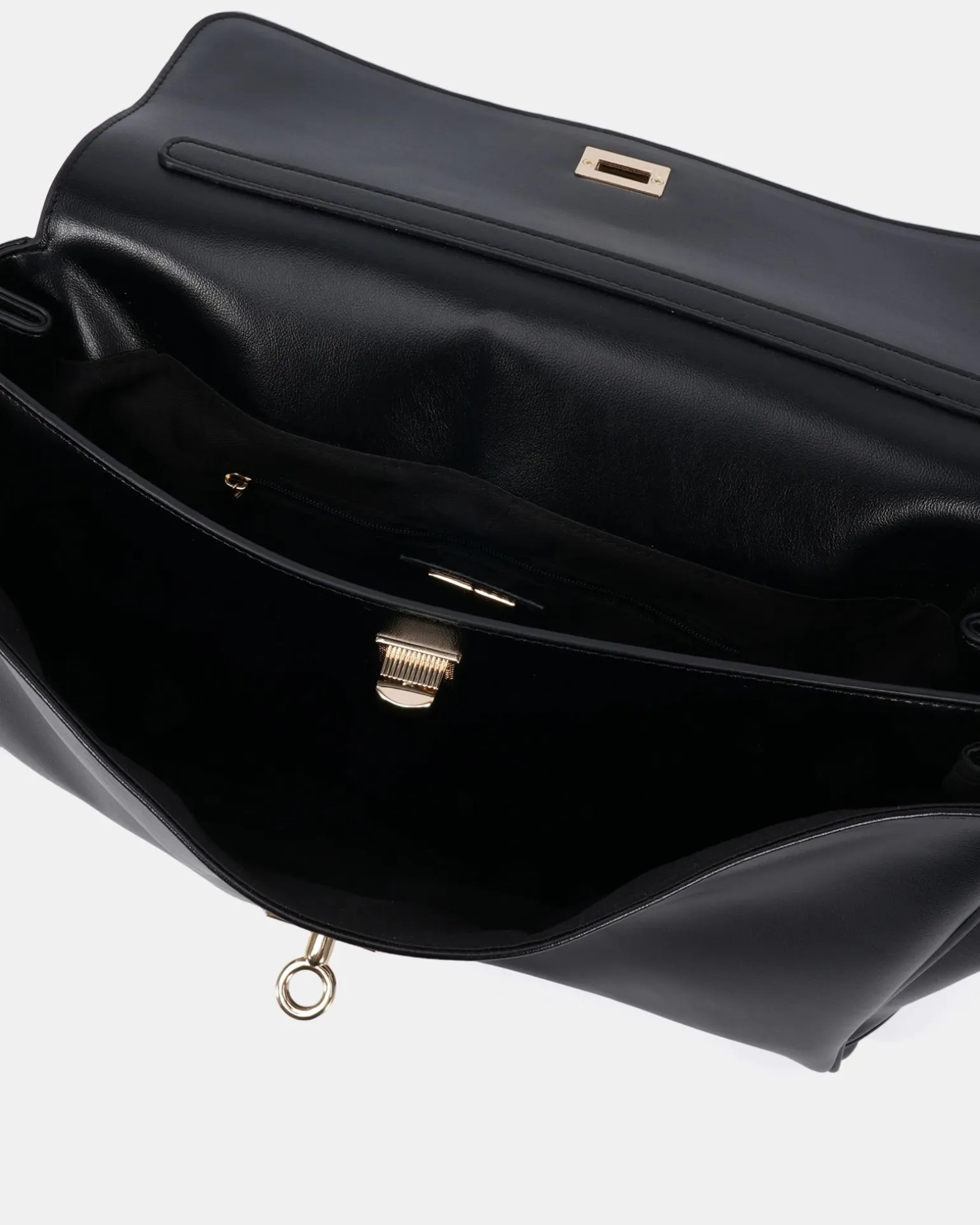 AUGUSTUS BLACK TOP HANDLE BAG
