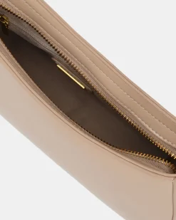 AVELINE NEUTRAL SMOOTH SHOULDER BAG