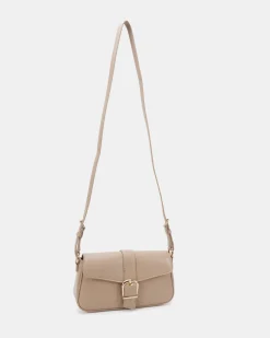 AYELET NEUTRAL SMOOTH SHOULDER BAG