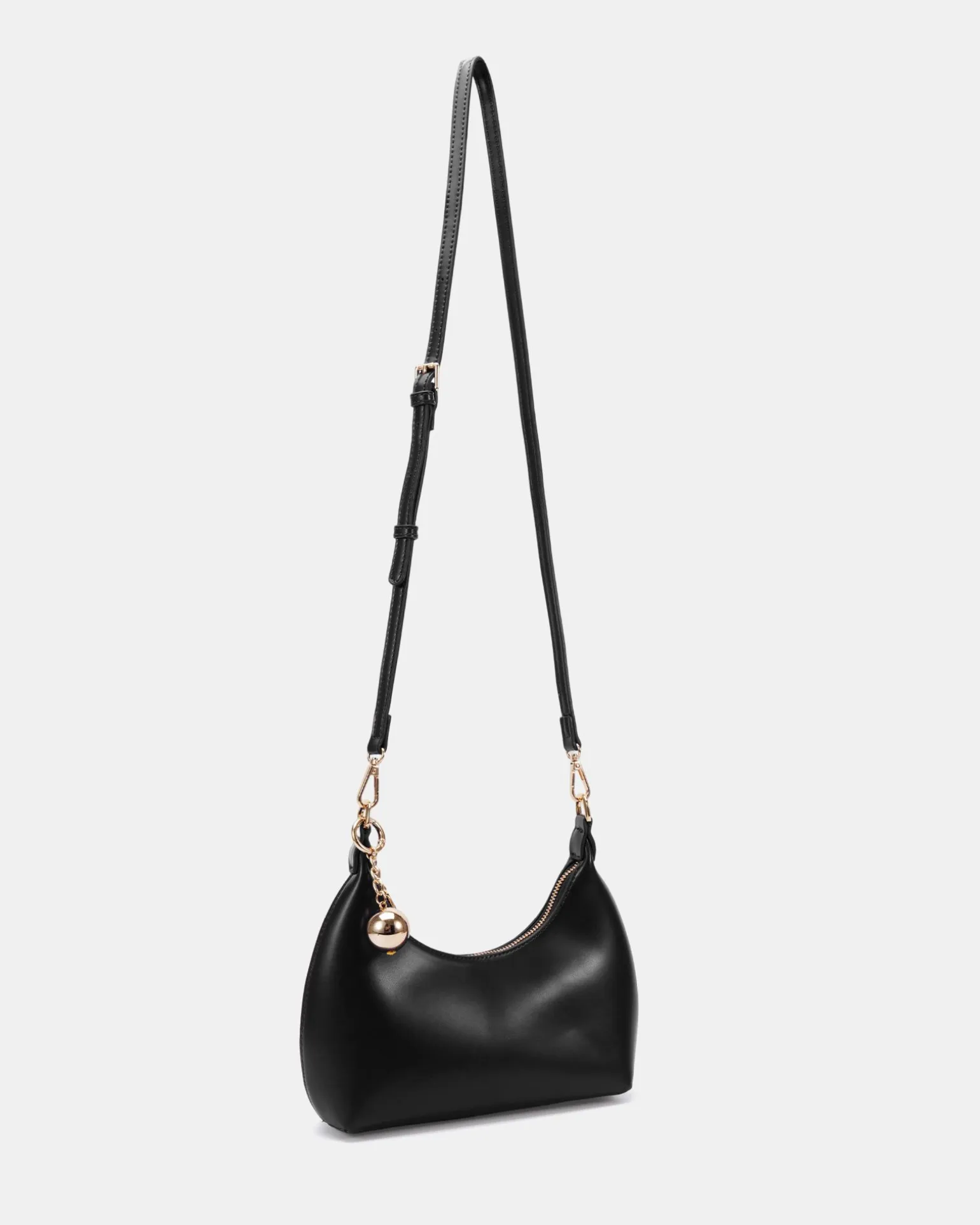 AZRIEL BLACK SHOULDER BAG