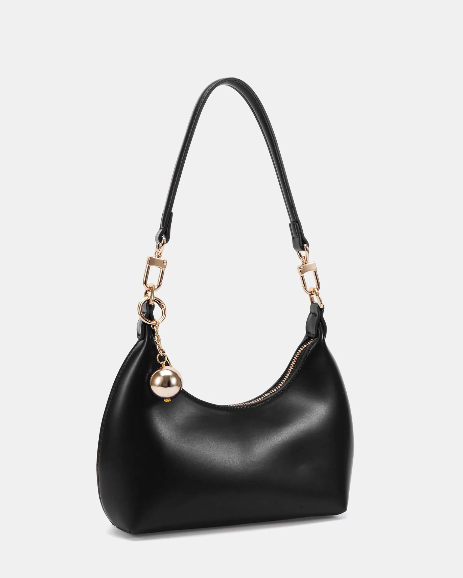 AZRIEL BLACK SHOULDER BAG
