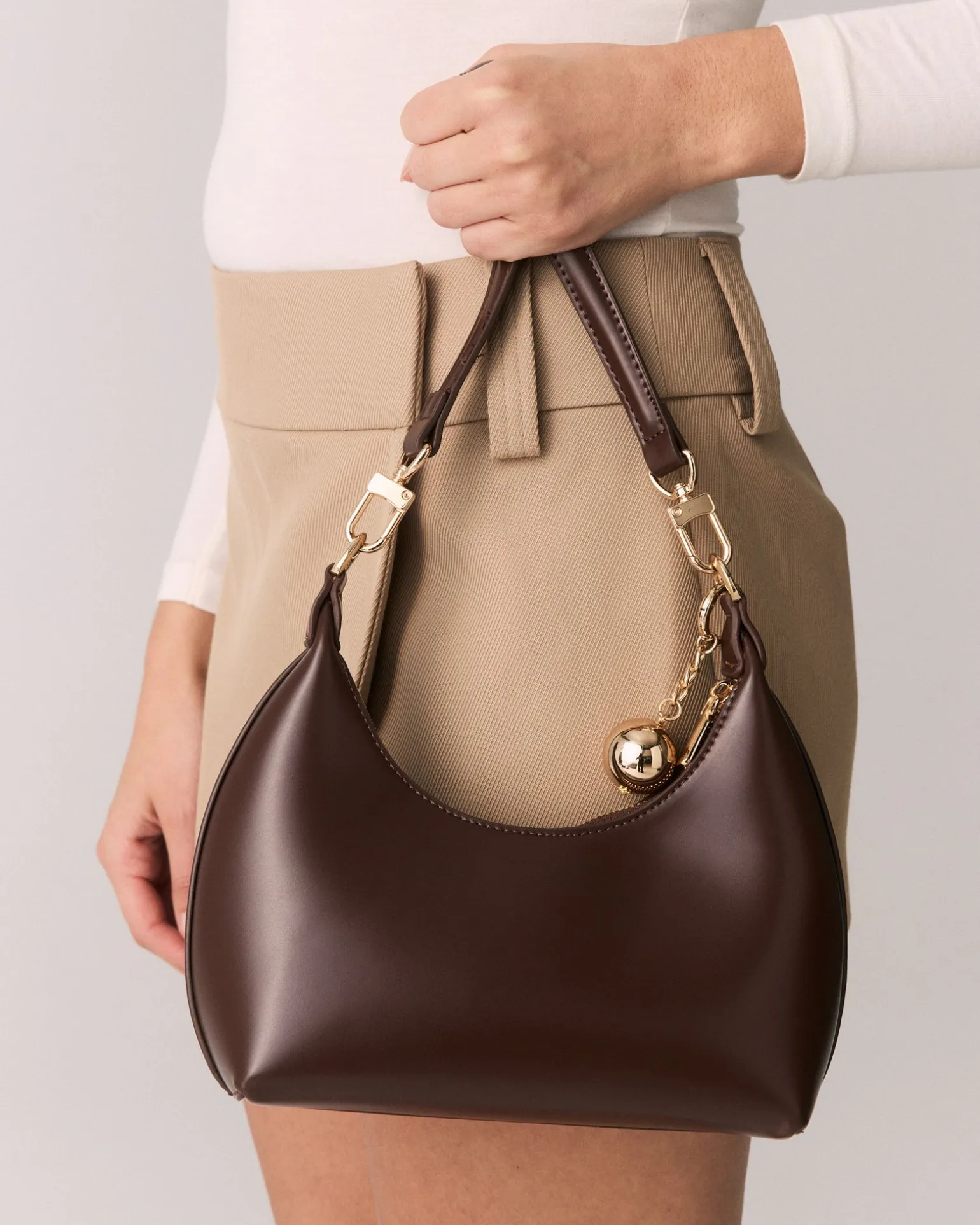 AZRIEL MOCHA SHOULDER BAG