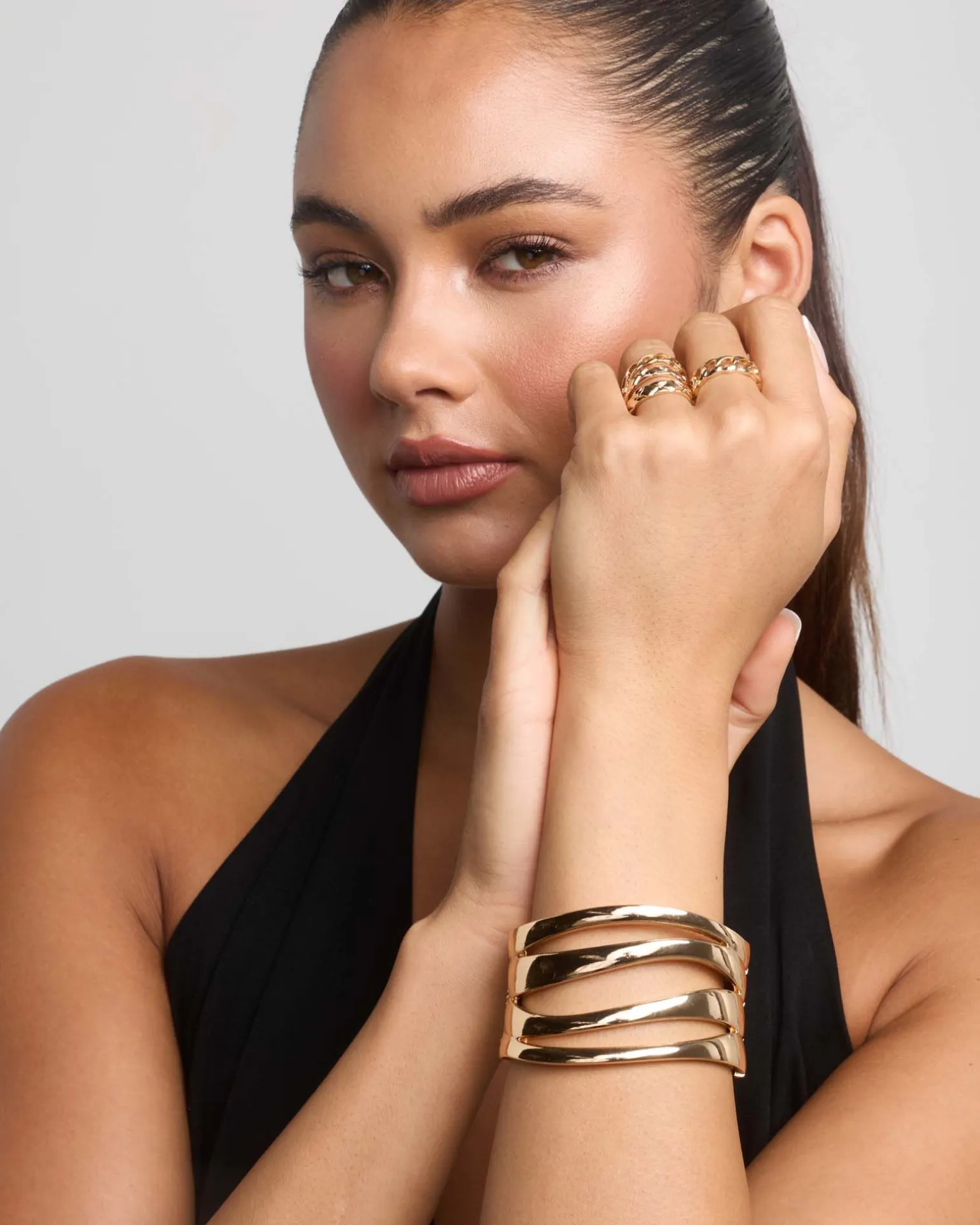 BANGLE - YARROW Metallic Wristwear