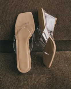 BARI Clear Wedge Heels