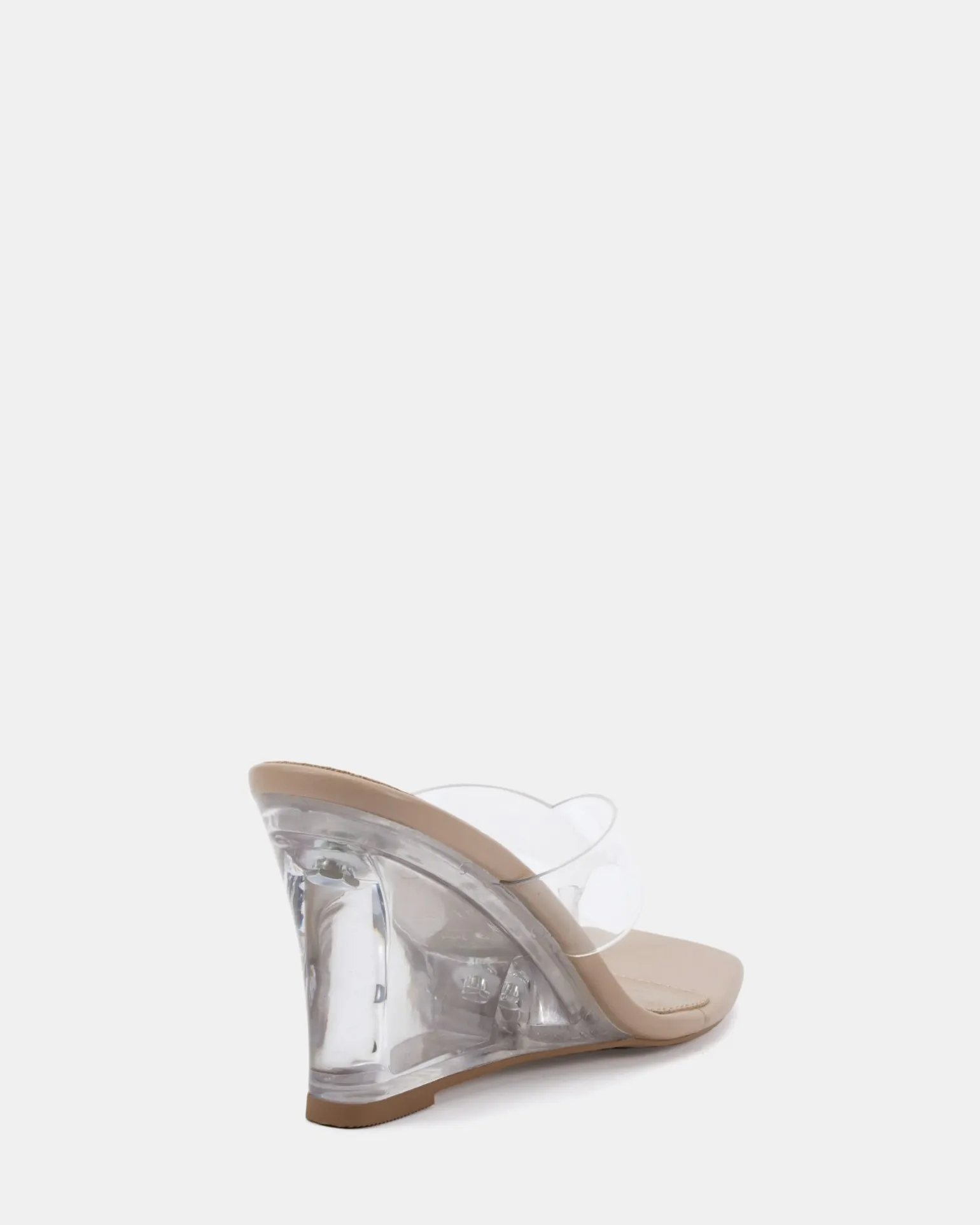 BARI Clear Wedge Heels