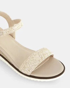 BARLETTA METALLIC RAFFIA