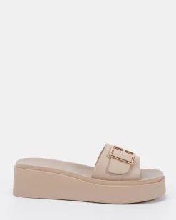 BEATIFIC BEIGE Wedge Heels