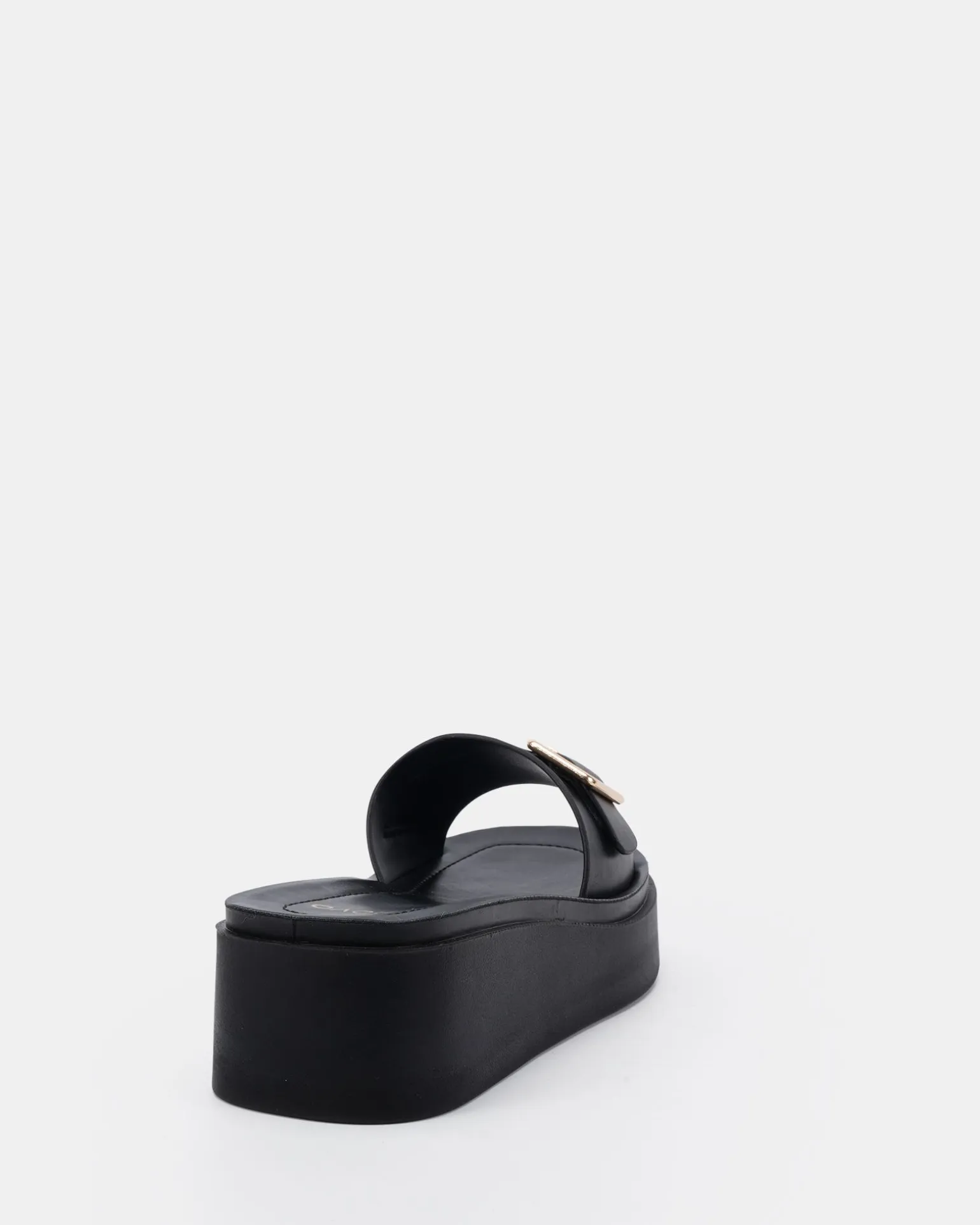 BEATIFIC BLACK Wedge Sandals
