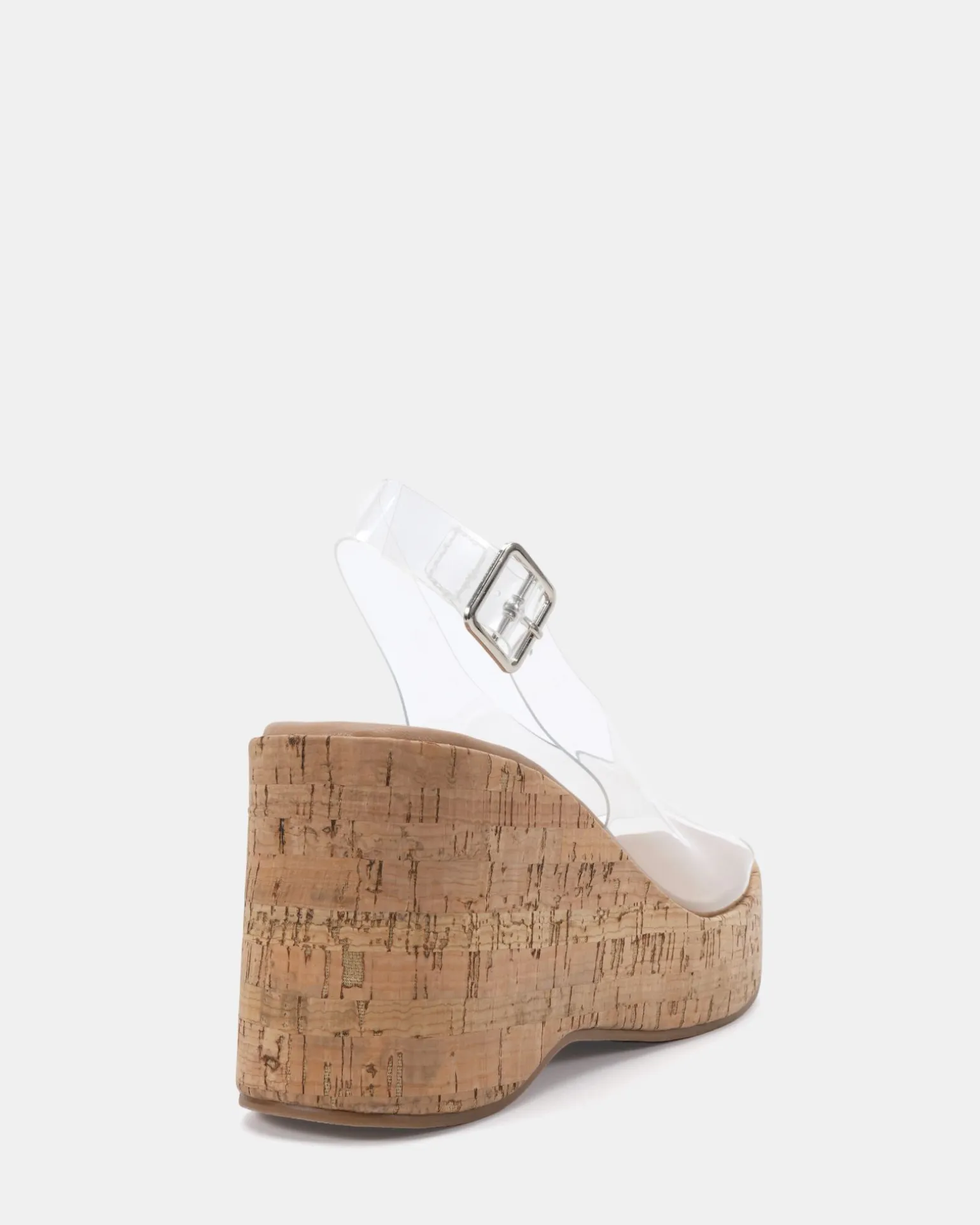 BELIEF Clear Wedge Sandals