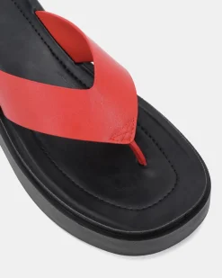 BERRI RED Wedge Sandals