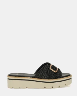 BETTE BLACK RAFFIA