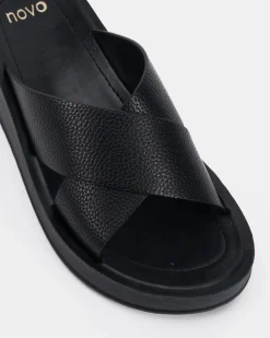 BLERM BLACK Wedge Heels