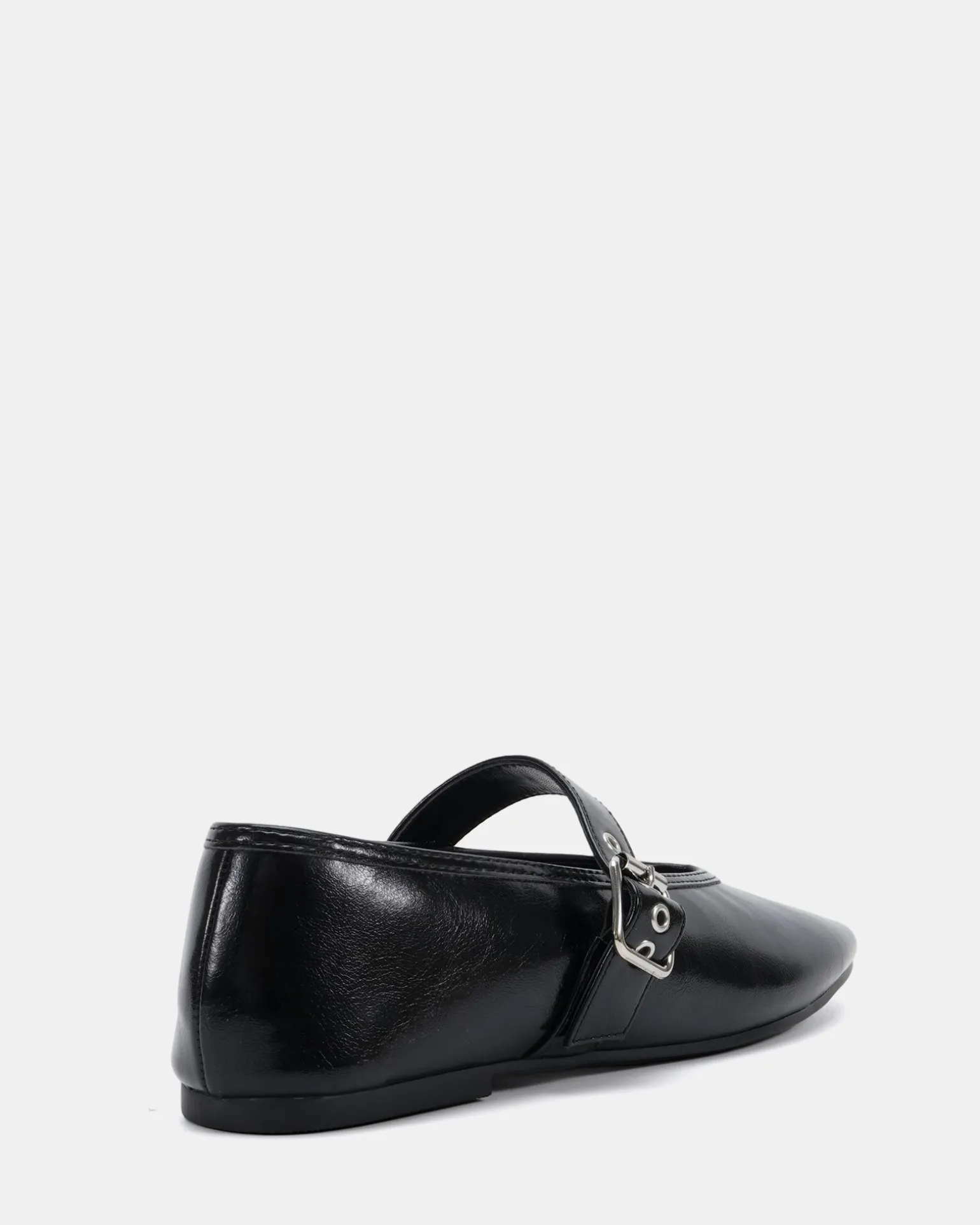 CADE BLACK CRINKLE Ballet Flats