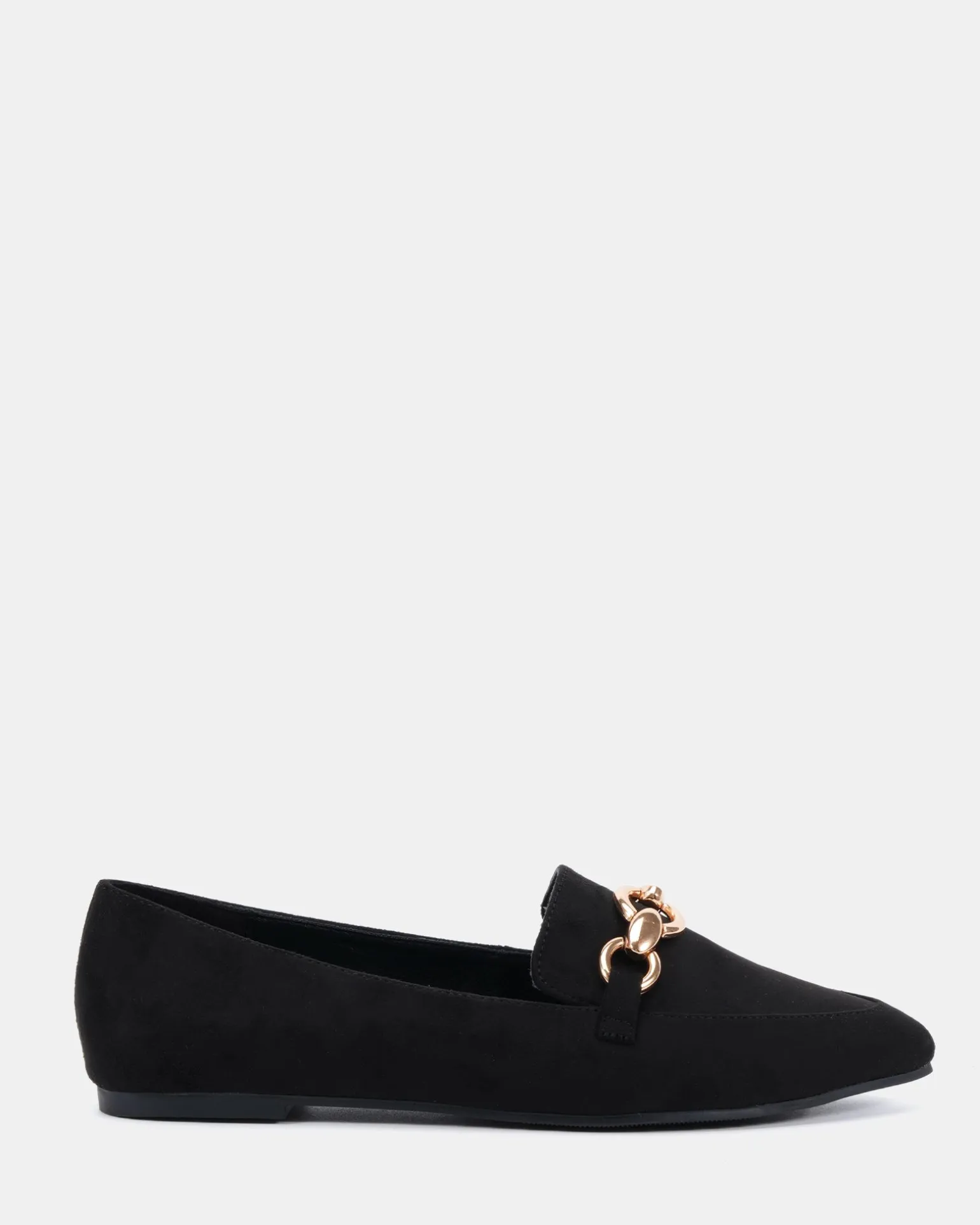 CALLIOPE Black Suede Ballet Flats