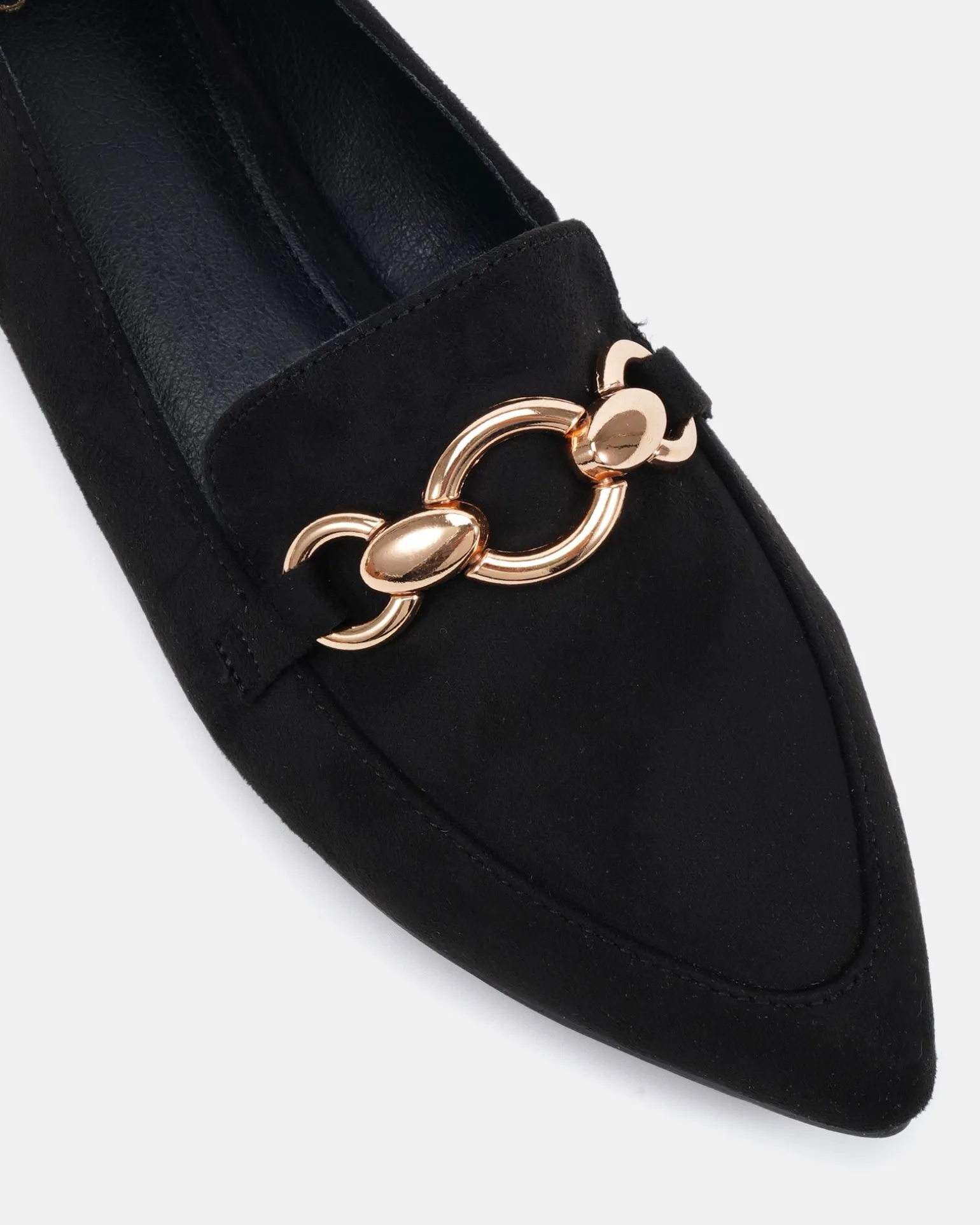 CALLIOPE Black Suede Ballet Flats