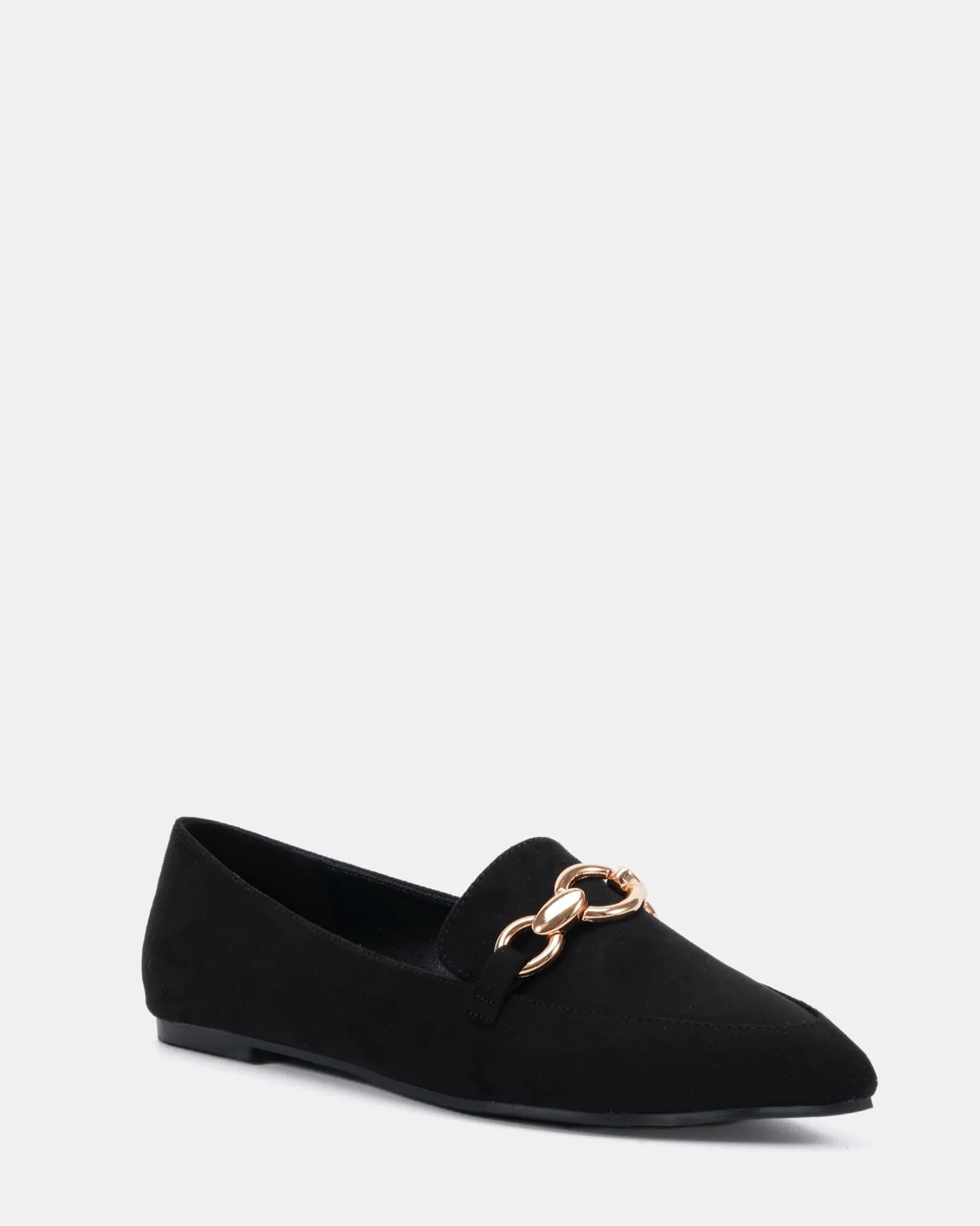 CALLIOPE Black Suede Ballet Flats