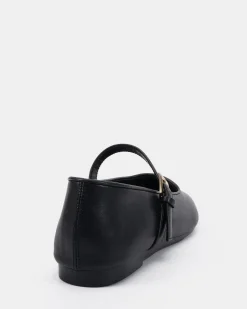 CALMLY BLACK Ballet Flats