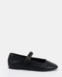 CALMLY BLACK Ballet Flats