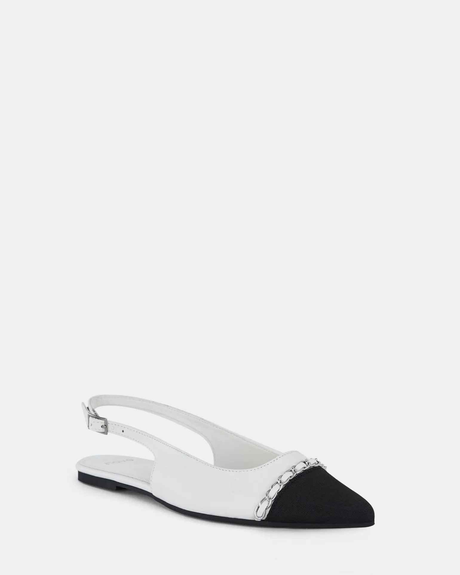 CANDI WHITE Ballet Flats