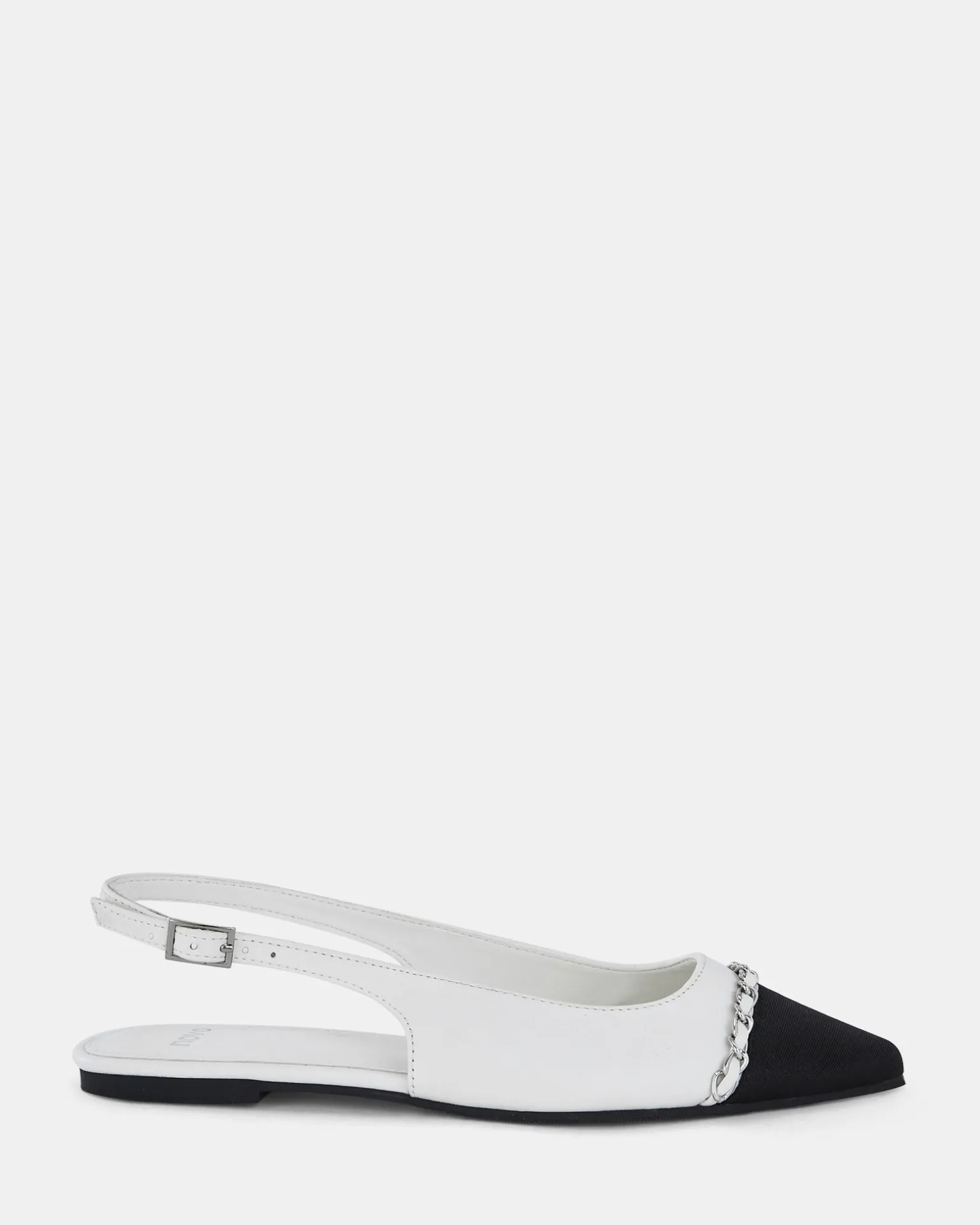 CANDI WHITE Ballet Flats