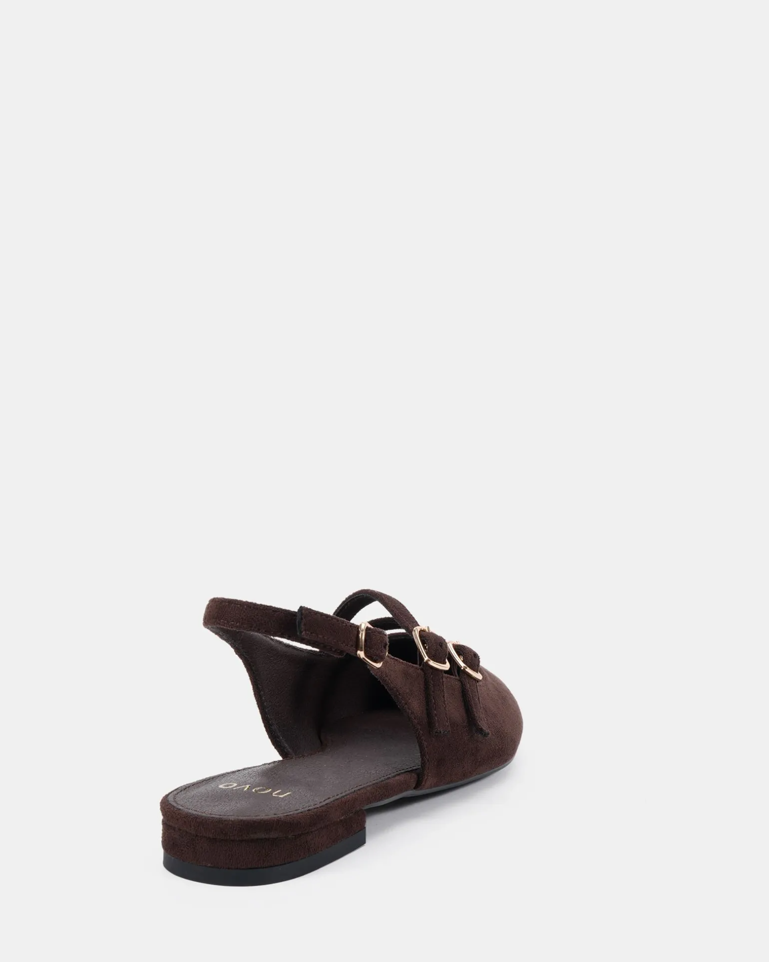 CANNY ESPRESSO SUEDE Ballet Flats
